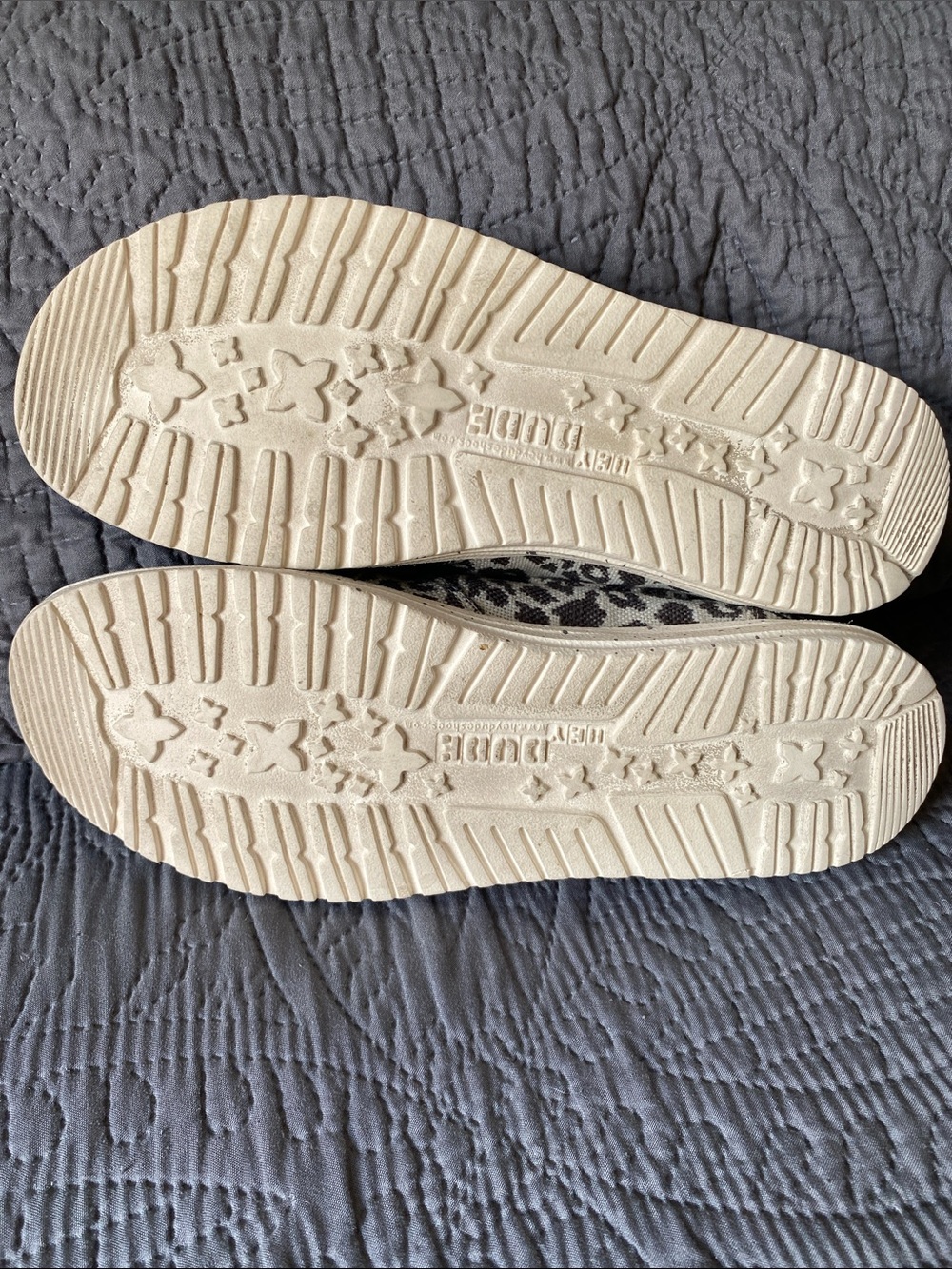 Hey Dude Leopard Canvas Slip-Ons - Black & Cream - Picture 3 of 5